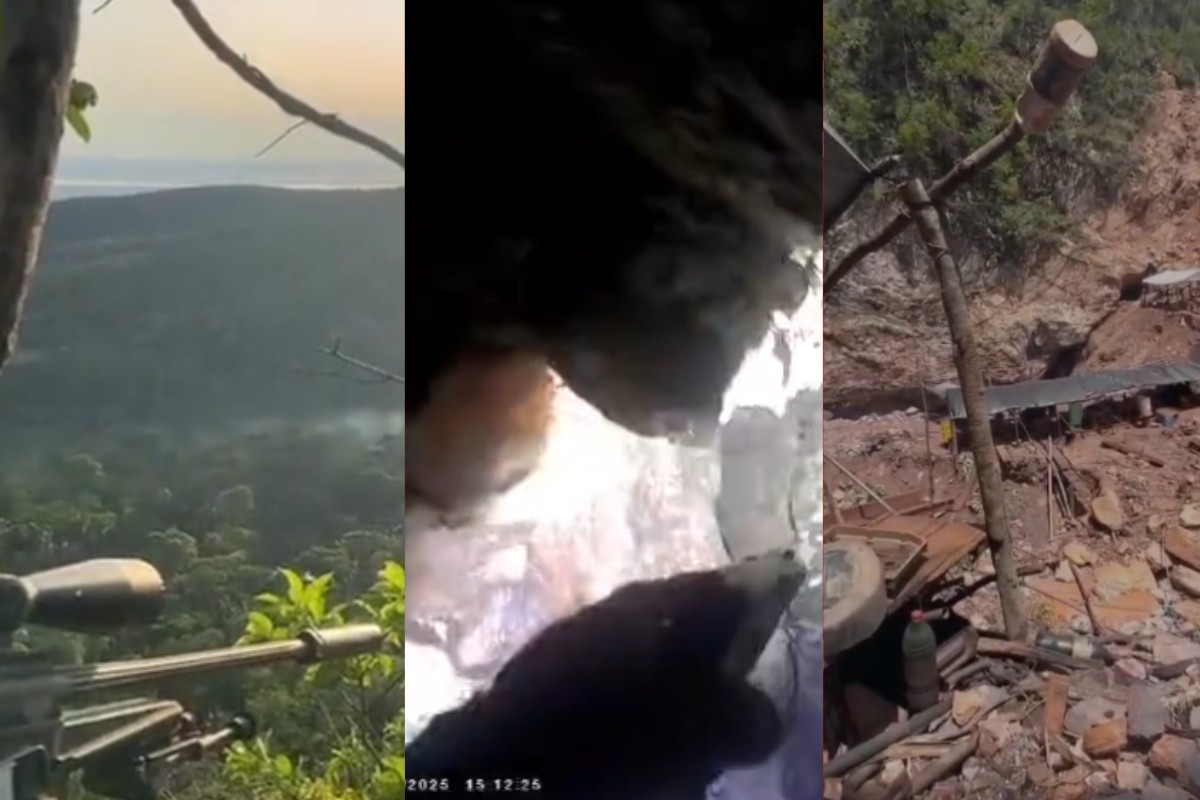 VÍDEO: operação da PF destrói túneis, maquinários e acampamentos na Terra Indígena Sararé (MT) 