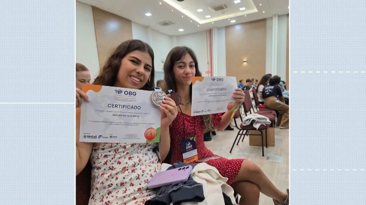 Pela primeira vez, alunas da rede pública do DF ganham medalha em olimpíada de geografia