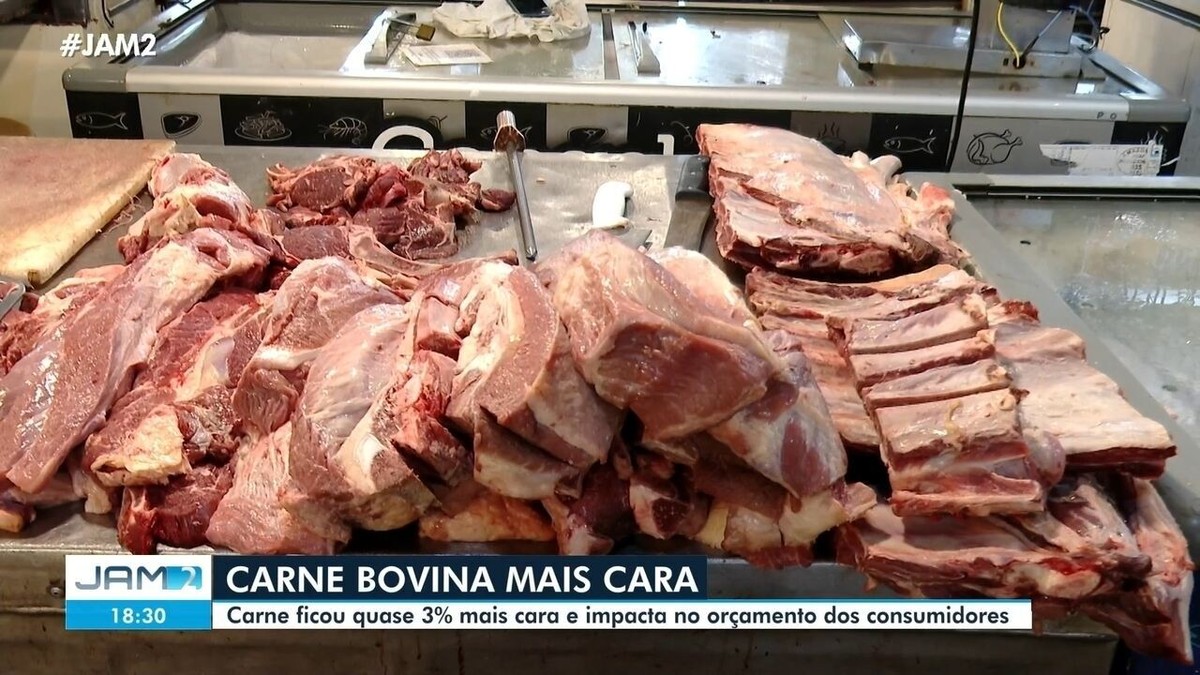 Preço da carne sobe quase 3% e pesa no orçamento dos consumidores em Manaus