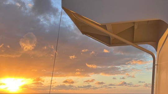 Tripulante de navio é resgatada pela Marinha a 1,2 mil quilômetros da costa do Rio - Foto: (Reprodução)