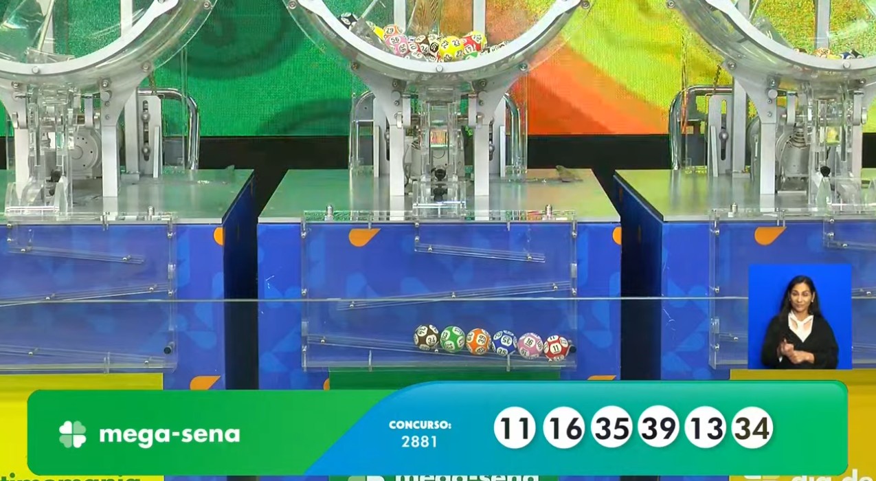 Mega-Sena: resultado do concurso 2881 e números sorteados