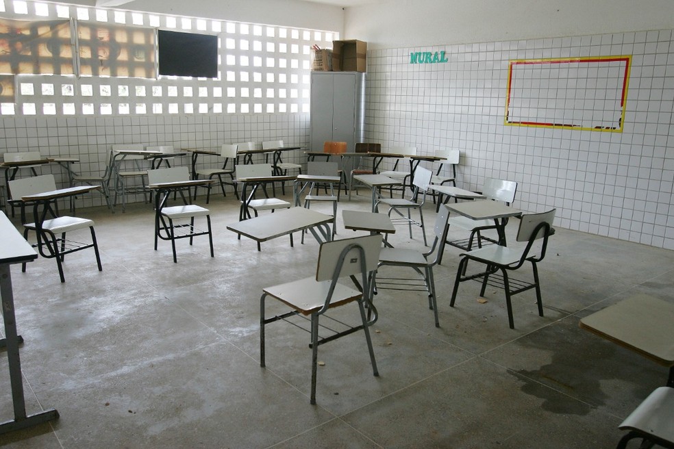 O retorno às aulas acontece de formas diferentes em cada instituição. — Foto: SVM