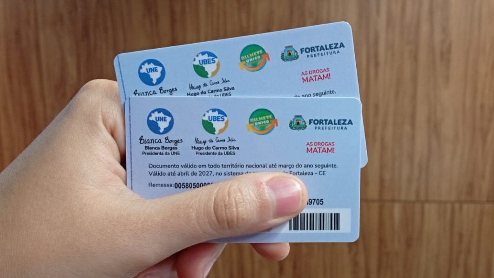 Carteiras de estudante de 2026 começam a valer nesta segunda-feira (1º) em Fortaleza