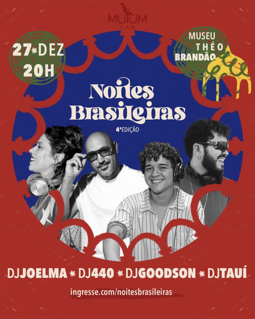  DJs convidados vão animar a noite no Théo Brandão — Foto: Divulgação