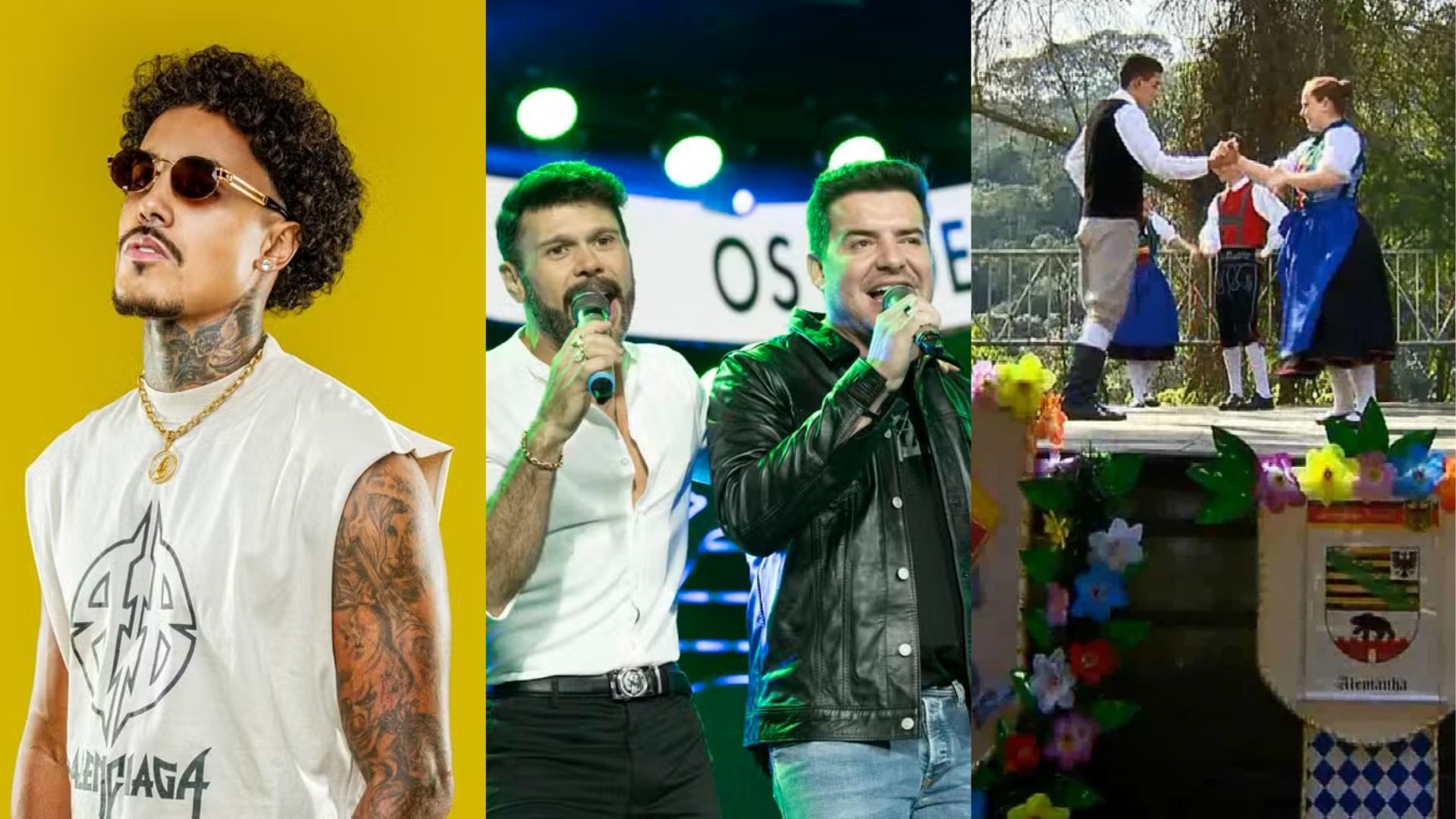 MC Livinho, Marcos e Belutti e Festa Alemã: veja a agenda cultural para Juiz de Fora e região