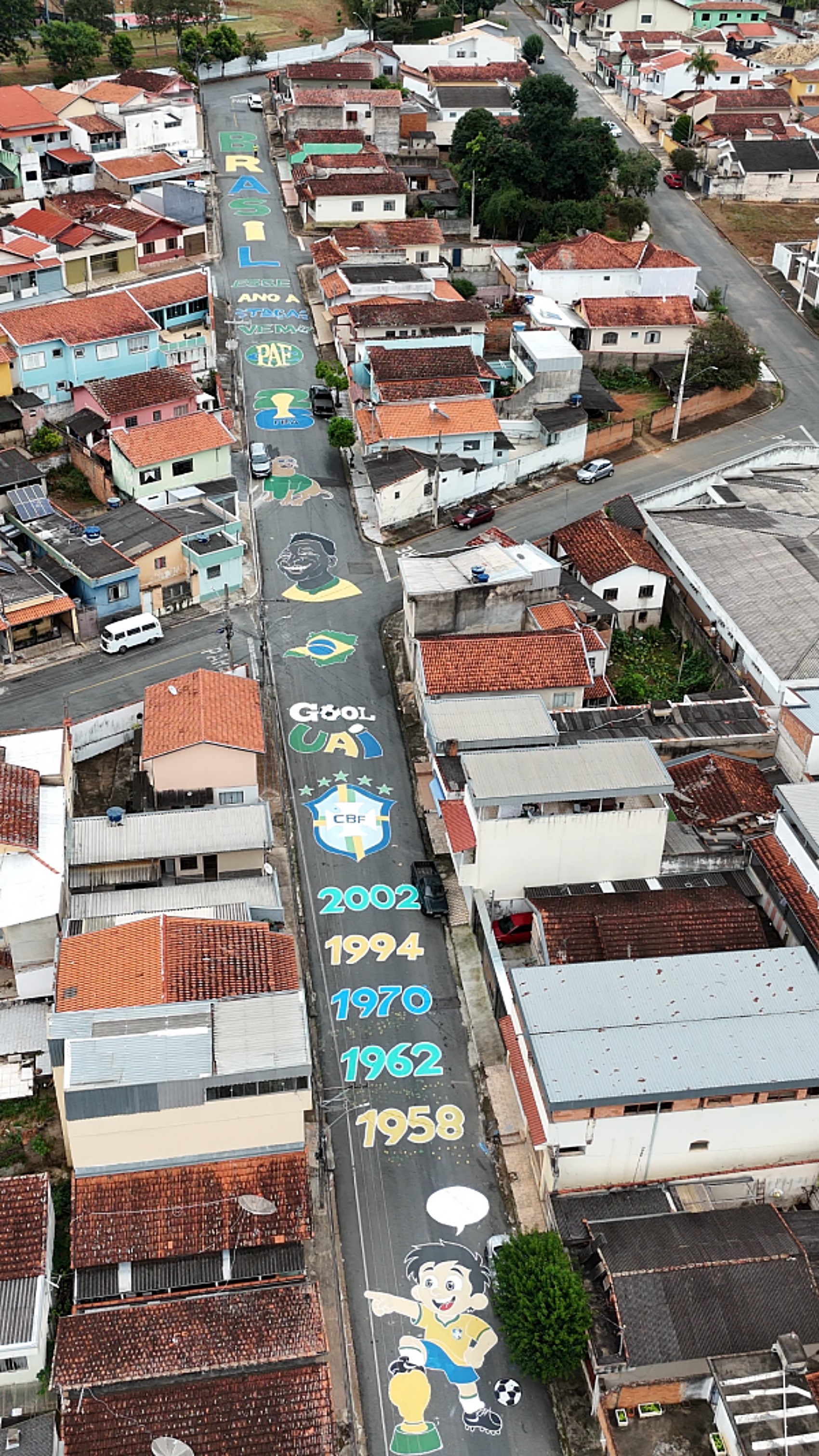 'Foi o reconhecimento de um sonho': vídeo de rua pintada para a Copa do Mundo