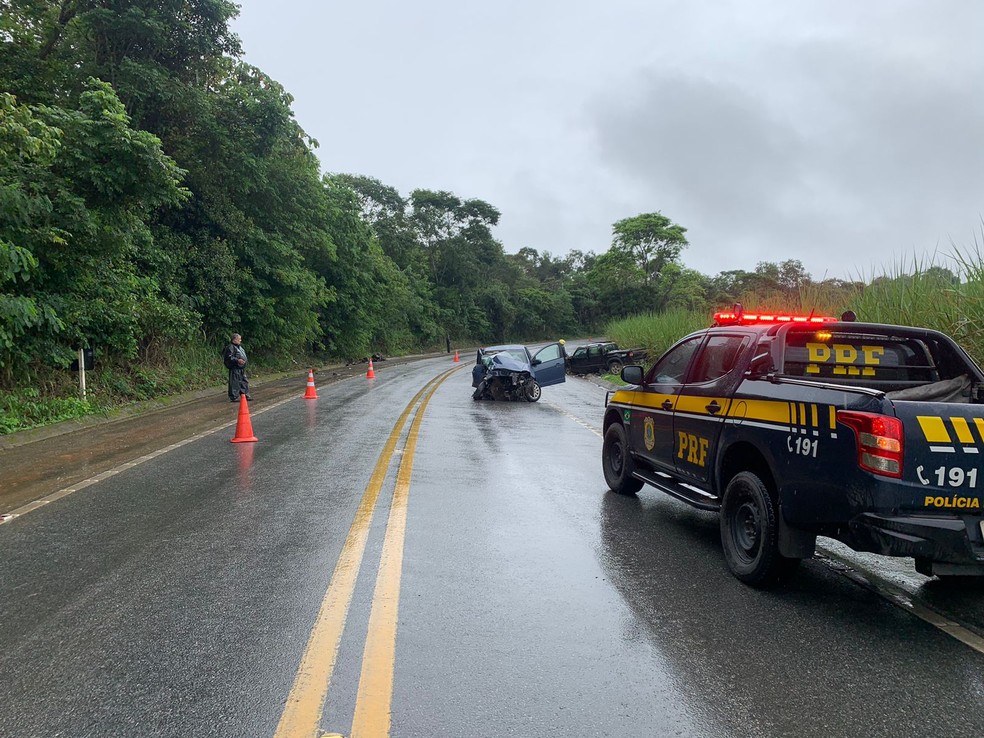 Acidente em São José da Laje deixa morto e feridos — Foto: PRF