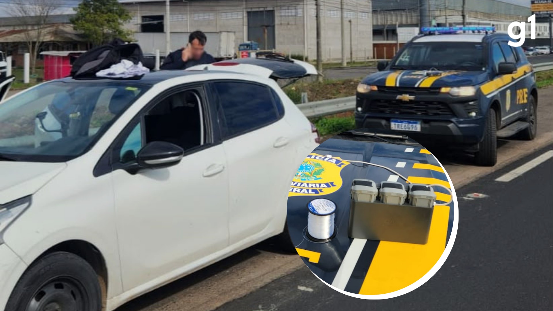 Três suspeitos de tentar enviar drogas com drones para presídio são presos na BR-386