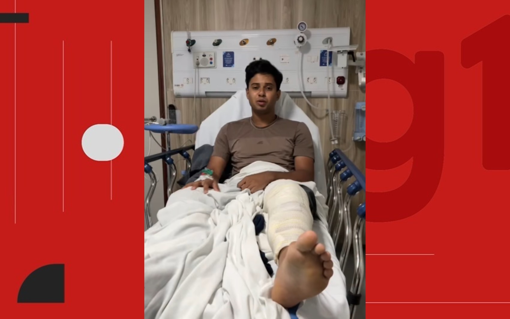 Jovem aprovado em 1º lugar em medicina na USP foi para UTI após complicações em cirurgia de lesão sofrida em jogos universitários