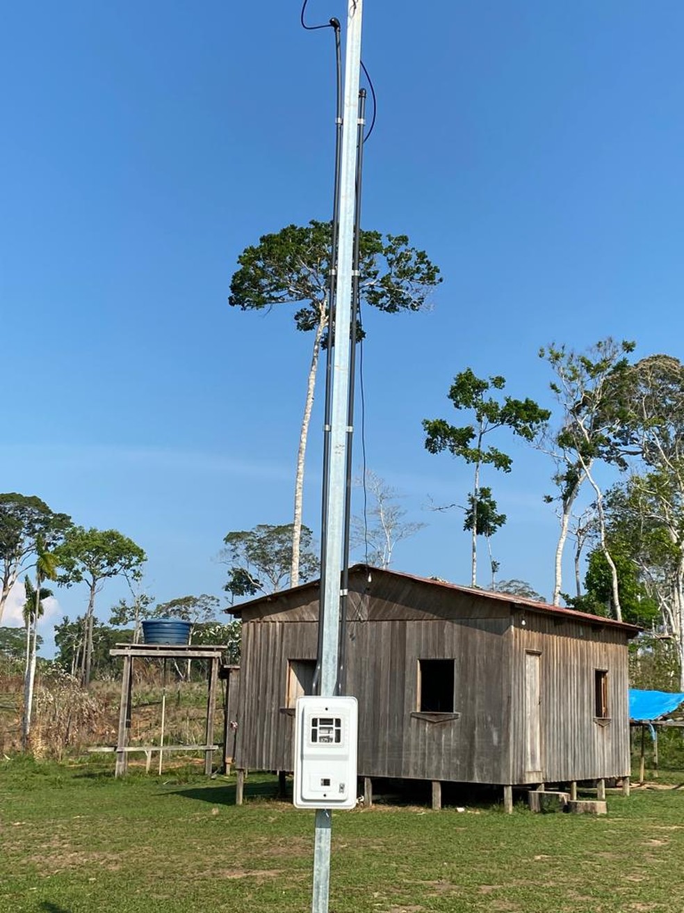 Programa Luz para Todos leva energia elétrica para os lugares mais remotos do Acre — Foto: Arquivo/Energisa Acre