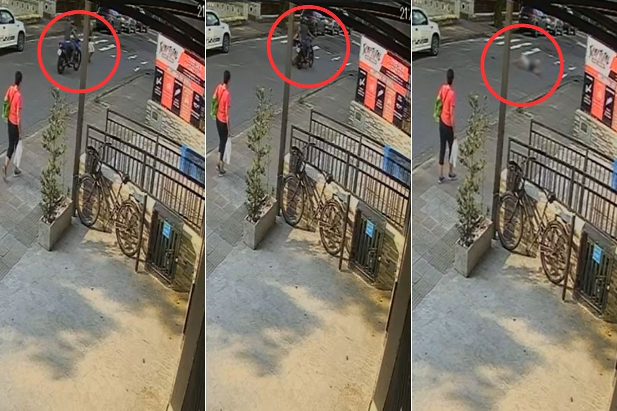 Vídeo mostra motociclista sem CNH derrubando idoso; veja | G1