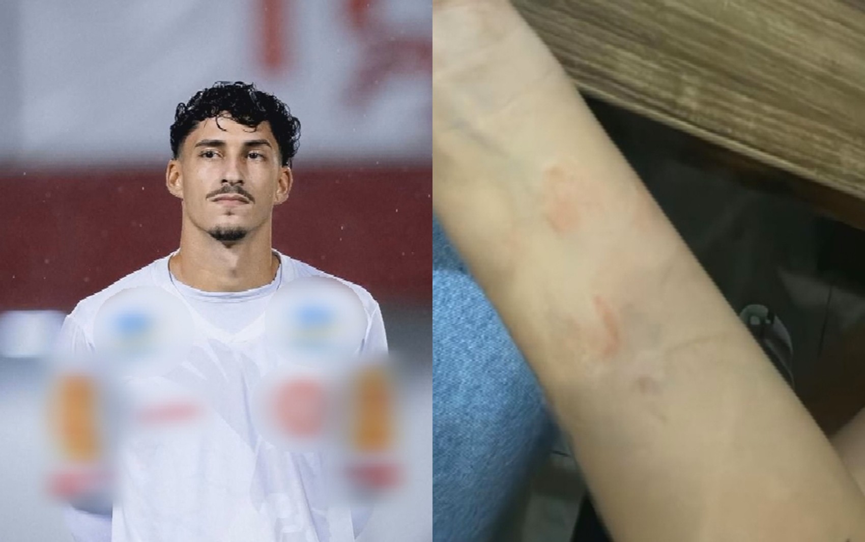 Jogador de futebol é suspeito de agredir jovem e ameaçar ex durante festa