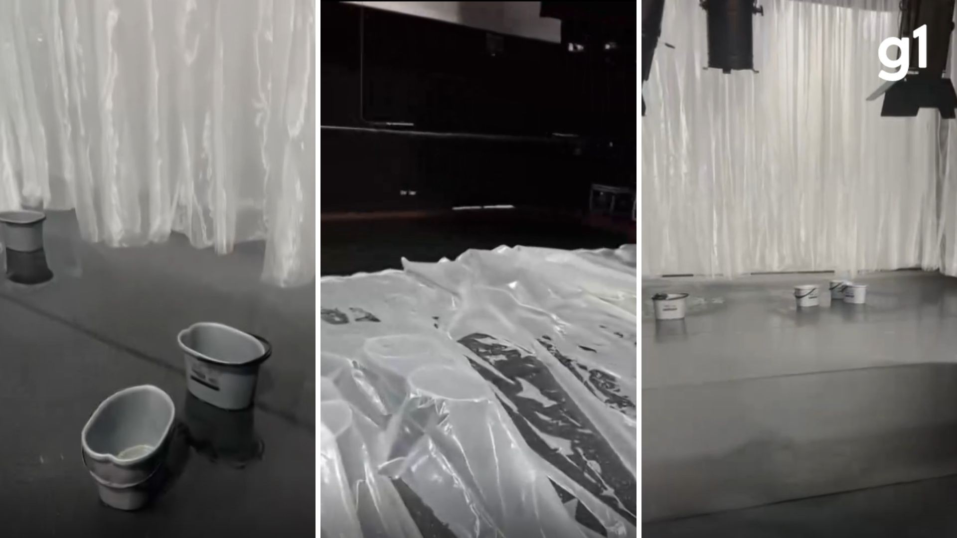 Maior teatro público de Porto Alegre, recentemente reformado por R$ 3,6 milhões, é fechado por goteiras