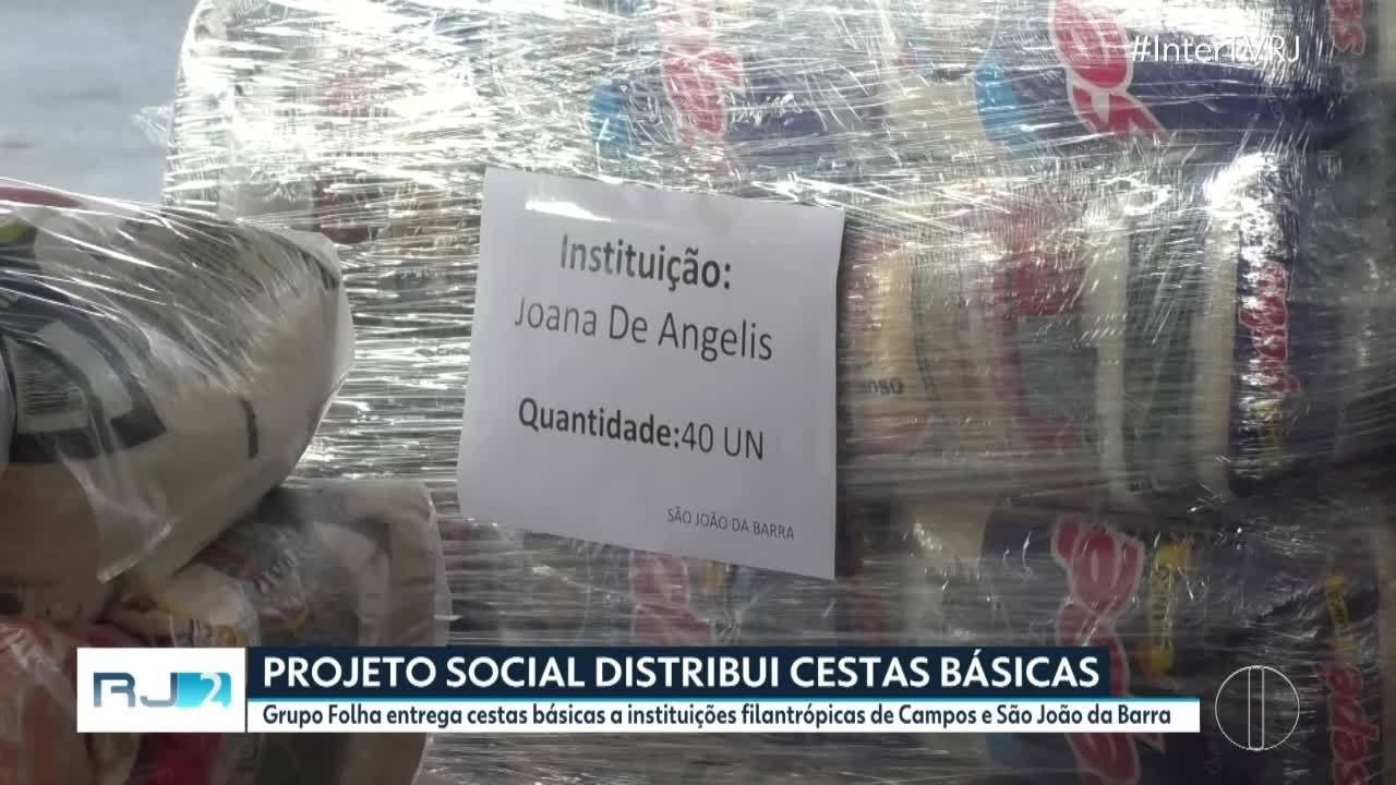 Instituições de Campos e São João da Barra recebem cerca de 900 toneladas  de alimentos