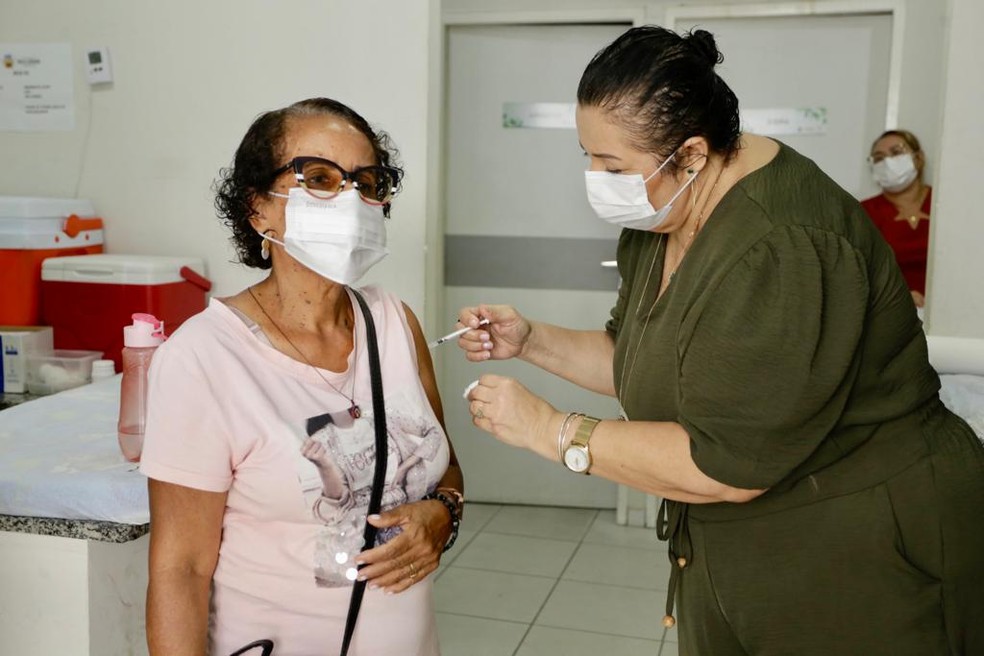 serra Talhada ultrapassou 120% da população vacinada contra Influenza — Foto: Divulgação/Prefeitura de Serra Talhada