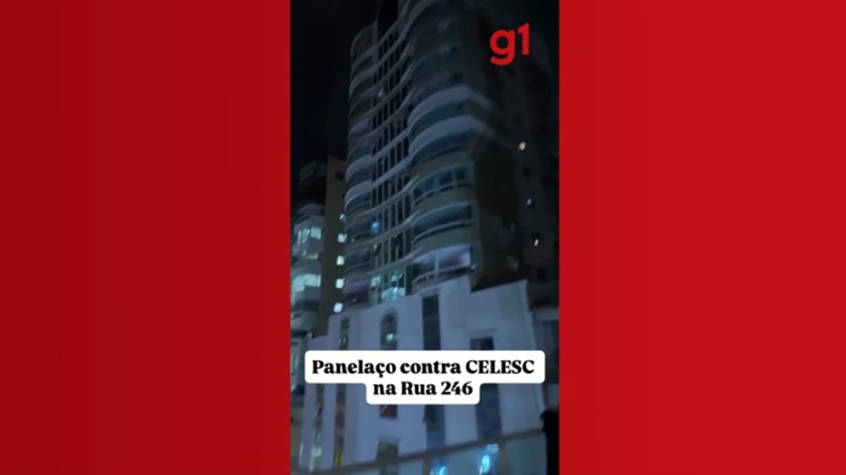 Moradores fazem panelaço após falta de luz na cidade com 2° metro quadrado mais caro do Brasil