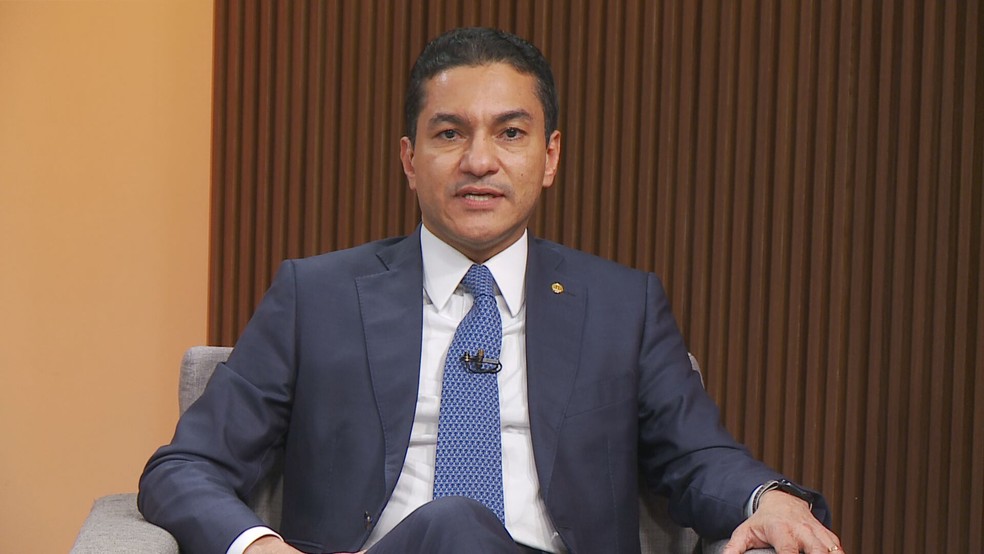 O deputado federal Marcos Pereira, em entrevista ao Estúdio i. — Foto: Reprodução/GloboNews