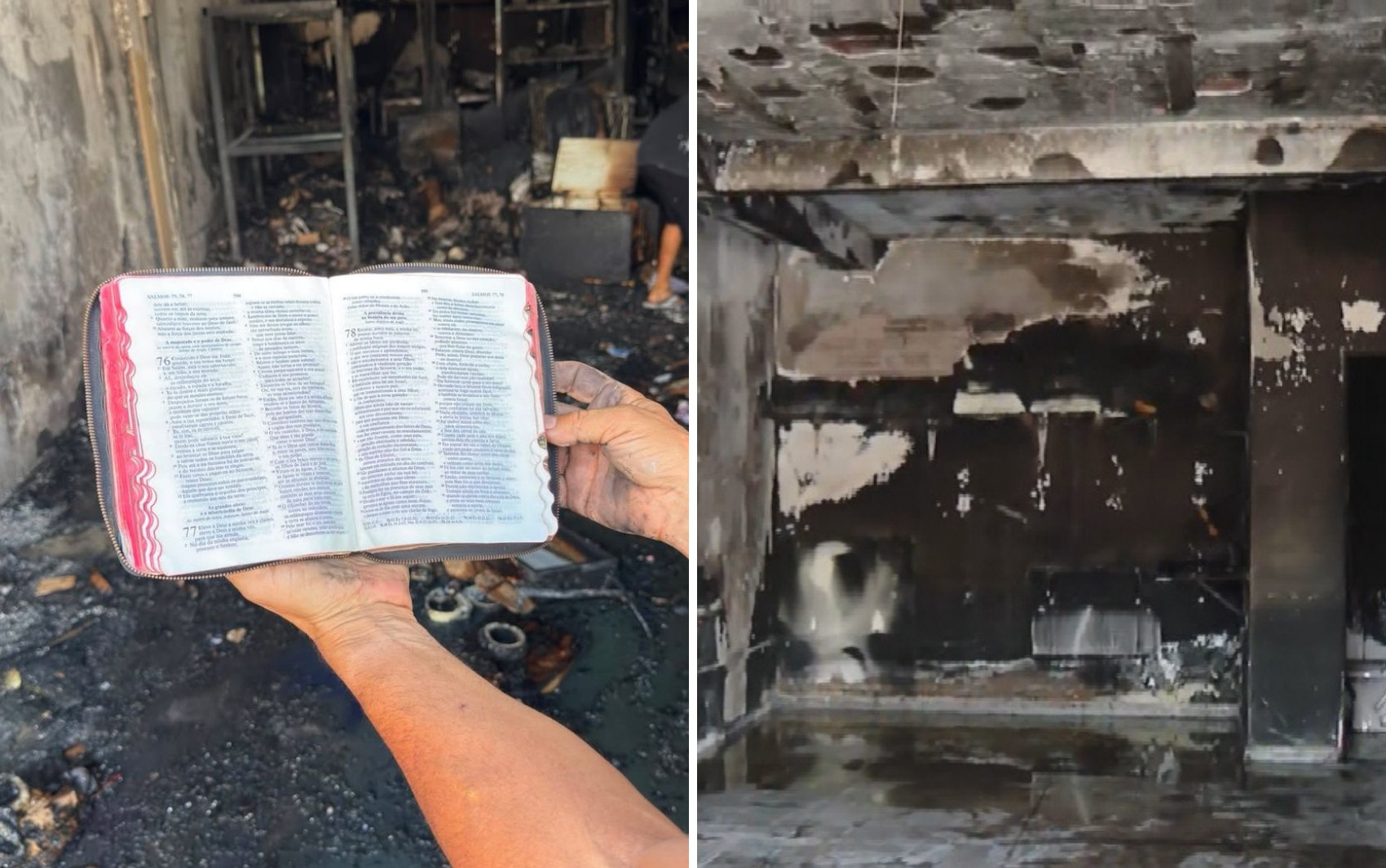 Bíblia intacta em incêndio: veja o que pode ajudar livros a resistirem ao fogo
