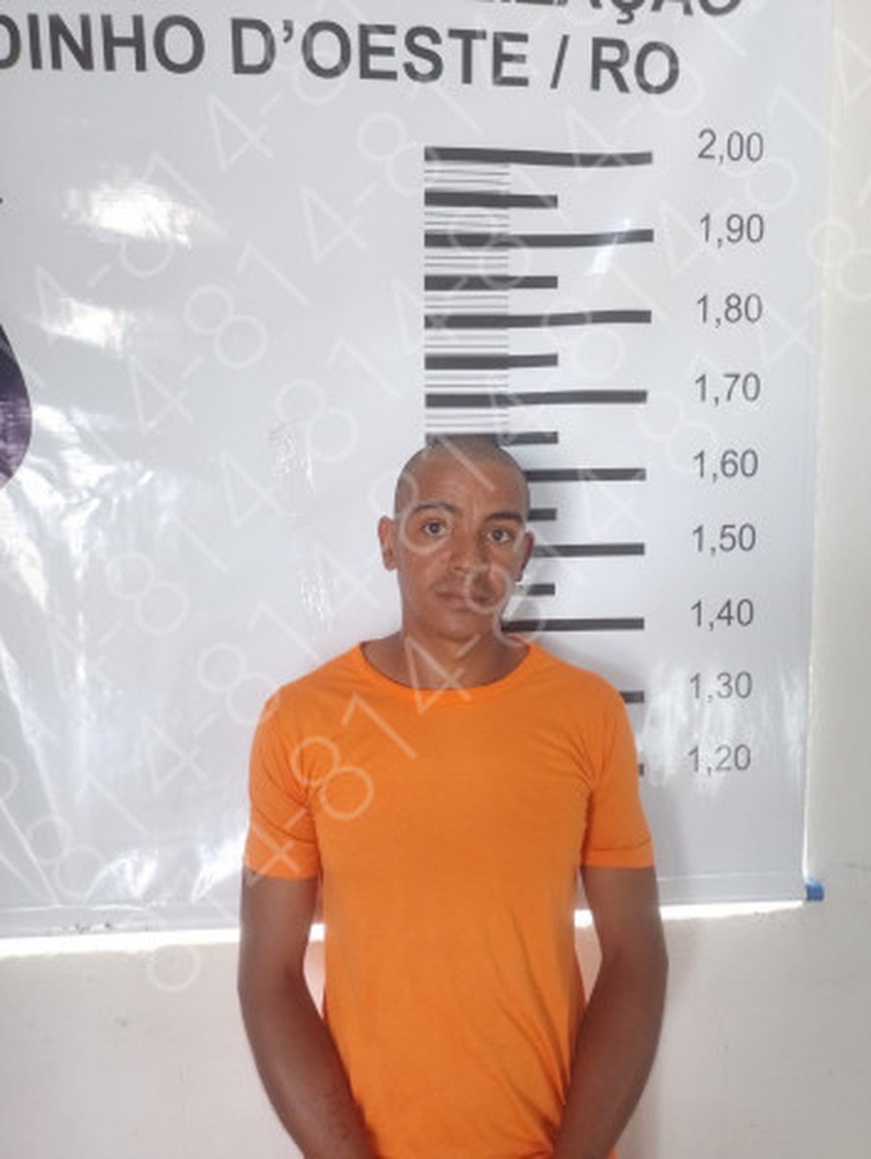Aldair José da Silva Alves é procurado por fugir do presídio em Machadinho — Foto: Reprodução