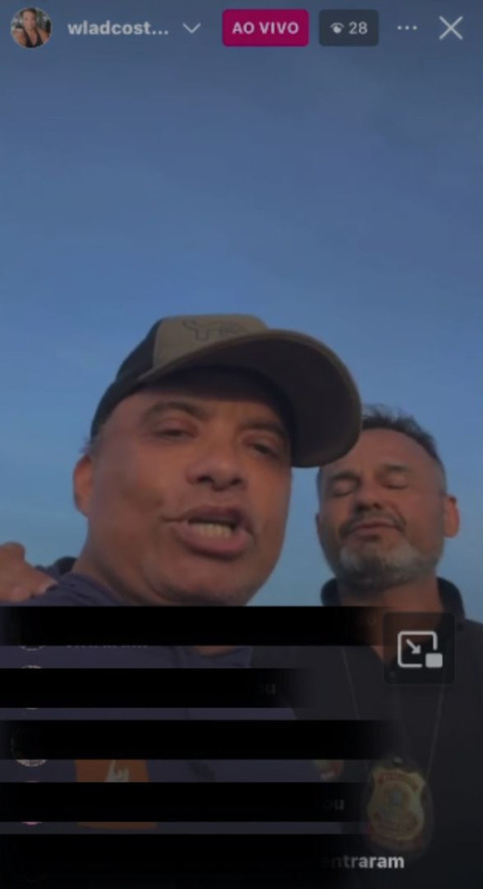 Ex-deputado Waldimir Costa tenta fazer live ao vivo durante prisão no Pará — Foto: Reprodução/Redes Sociais