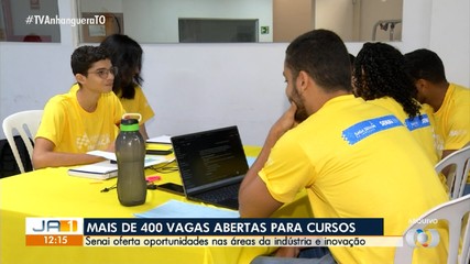 Senai oferece oportunidades nas áreas de indústria e inovação