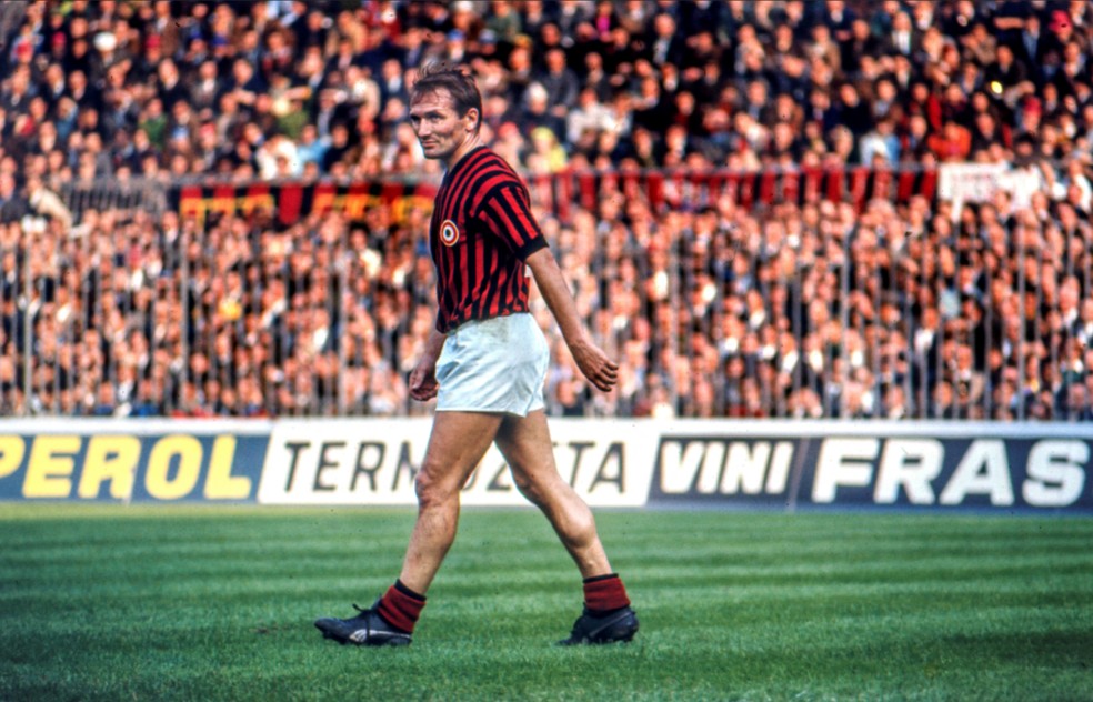 O jogador de futebol sueco Kurt Kurre Hamrin, em foto de arquivo. — Foto: TT/H. Jansson via Reuters