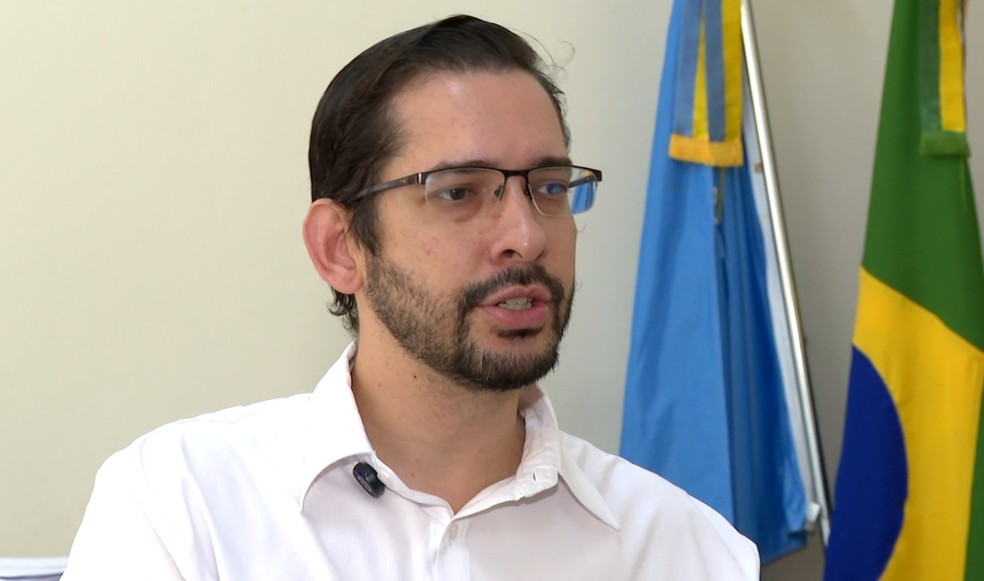 Prefeito Felipe Carielo (PSD), de Carmo do Rio Claro, decide proibir execução de músicas de funk em escolas do município — Foto: Reprodução EPTV