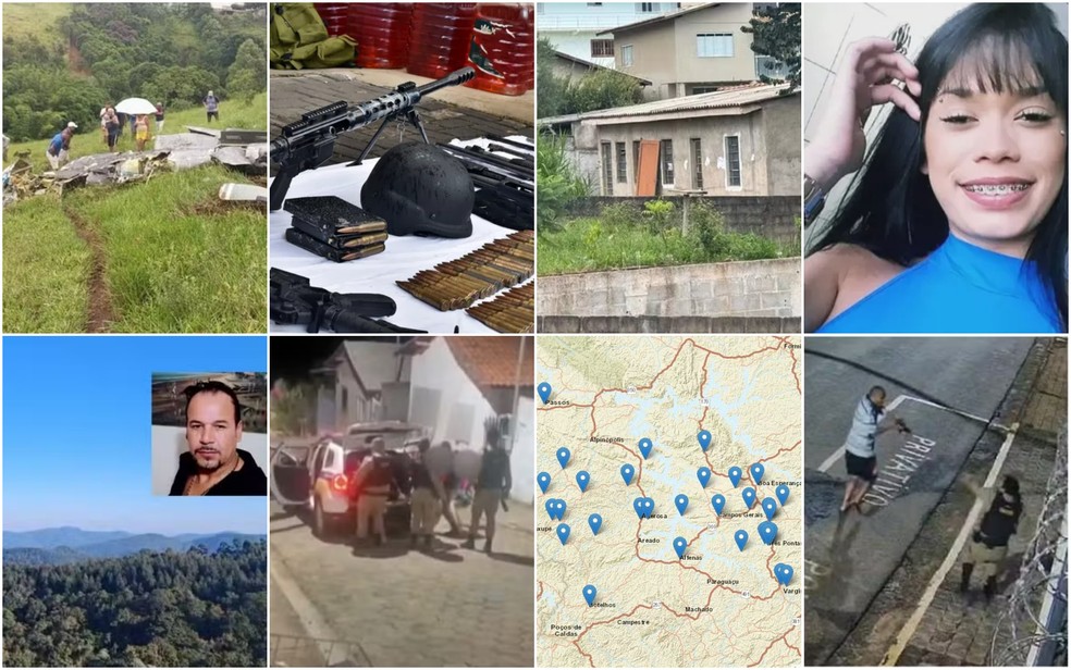 Retrospectiva 2024: relembre os fatos que marcaram o ano no Sul de Minas — Foto: Montagem g1