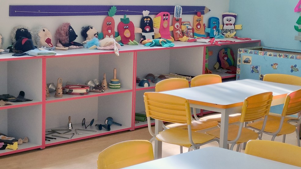 Creche e pr&eacute;-escola de Araraquara. &mdash; Foto: Tet&ecirc; Viviani