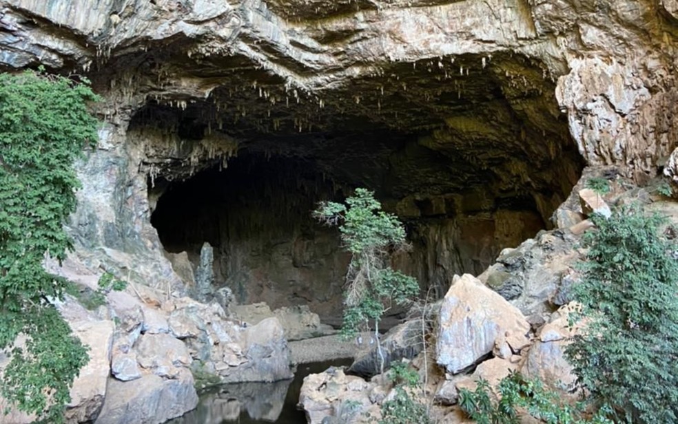 Caverna Terra Ronca 1, em Posse — Foto: Clenon Ferreira/O Popular