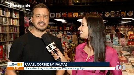 Humorista Rafael Cortez lança livro em Palmas