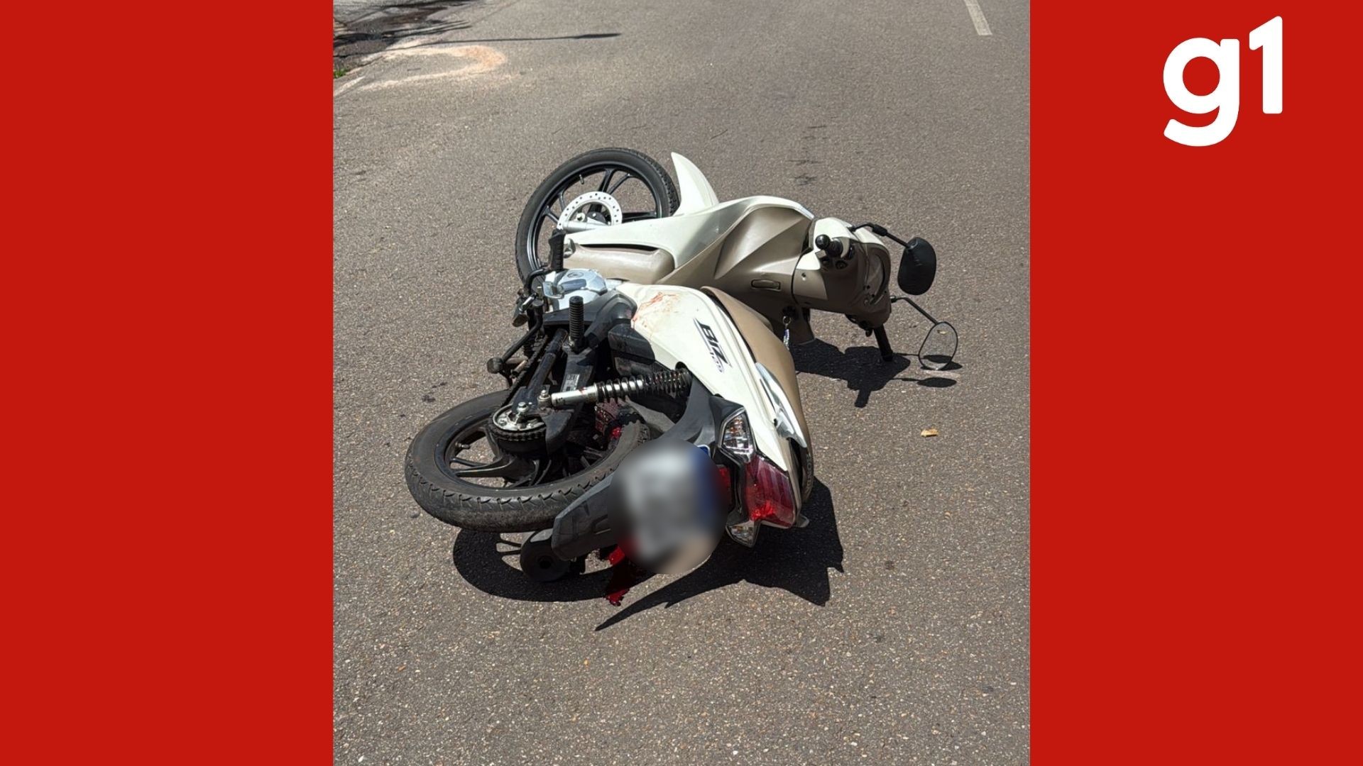 Motociclista é atropelado e arrastado por carro após estacionar em frente a estabelecimento em MT