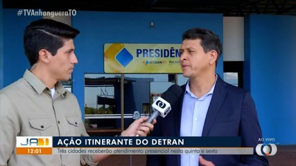 Três novas cidades vão receber serviços do Detran no Tocantins