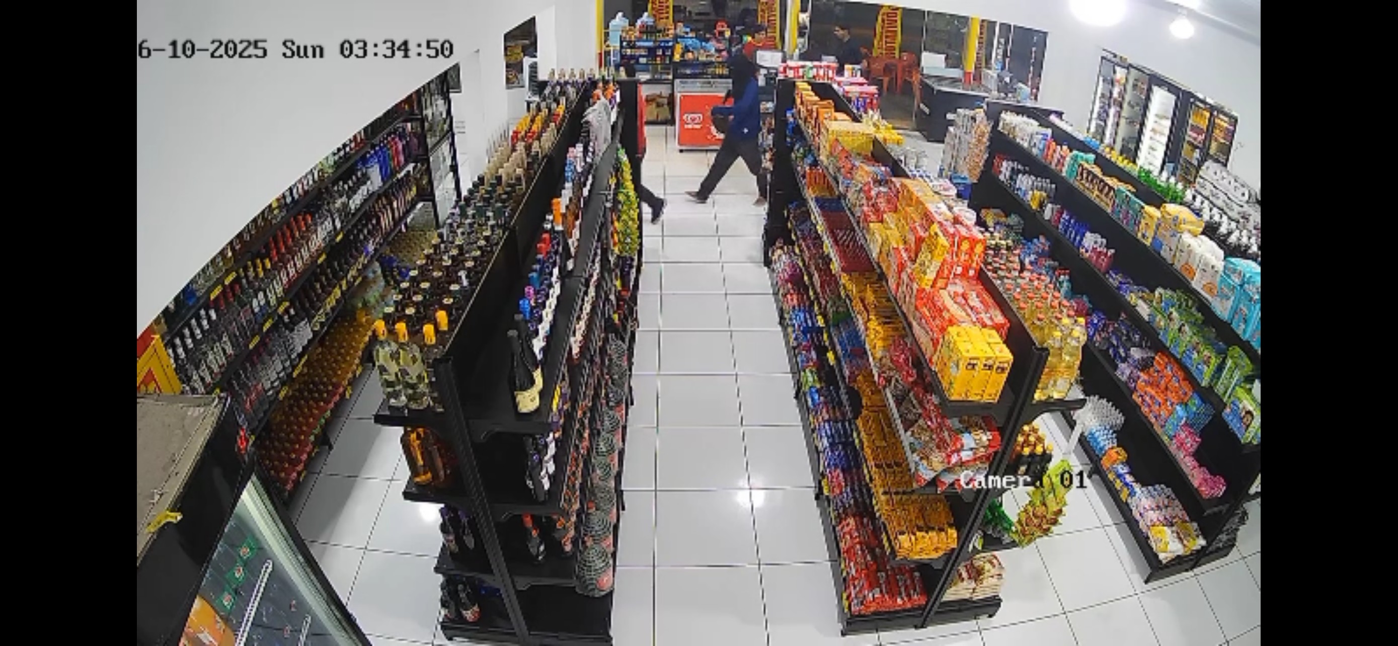 Três homens armados roubam conveniência em Boa Vista e fogem em carro com placa tampada