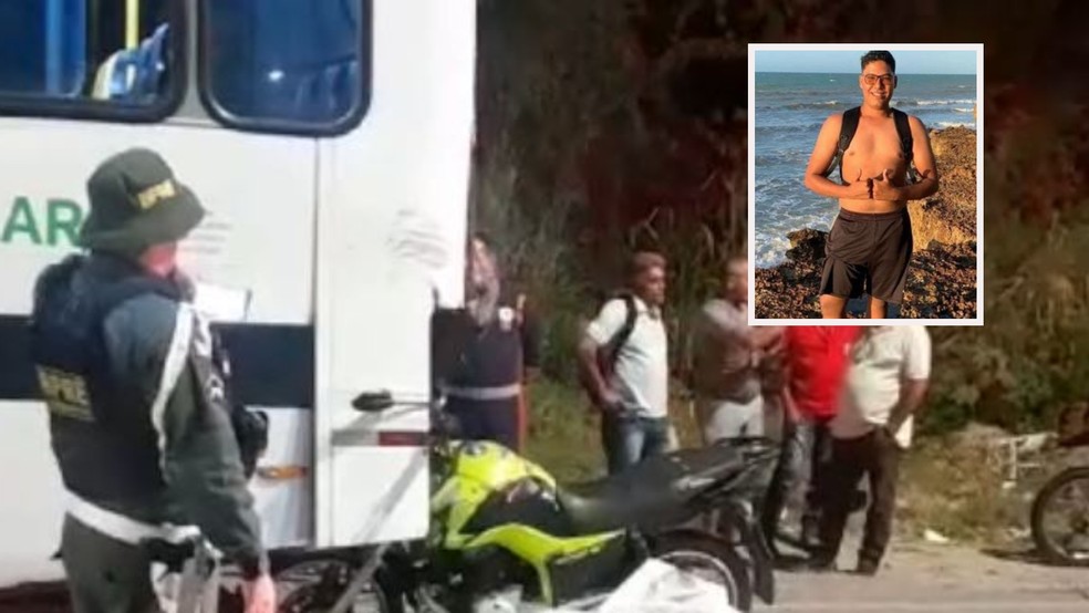 Motociclista Robert da Silva, de 19 anos, morreu após bater a moto na traseira de um ônibus na CE-090, em Caucaia. — Foto: Arquivo pessoal