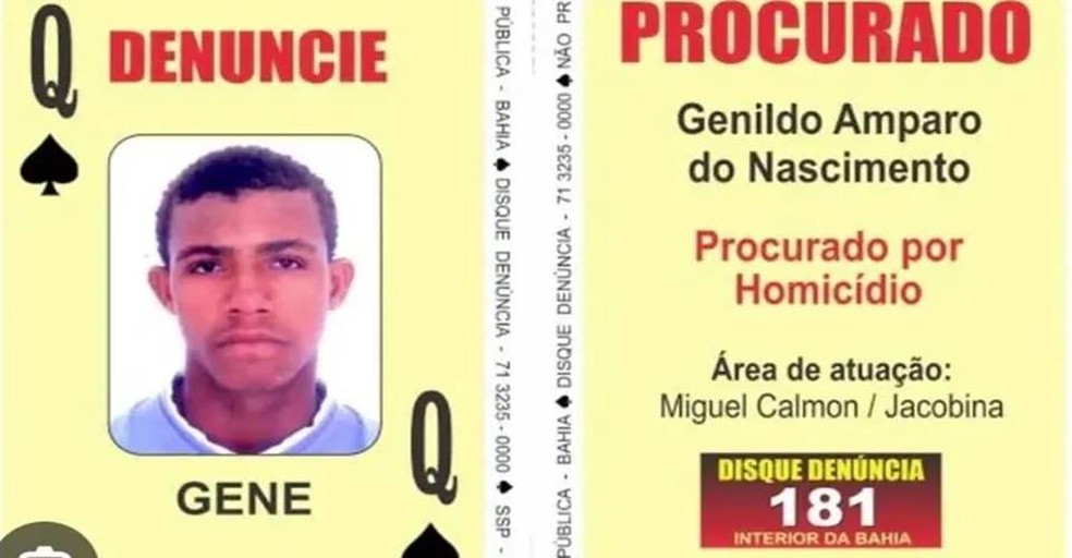 Integrante do Baralho do Crime é morto após troca de tiros no interior da Bahia — Foto: Divulgação
