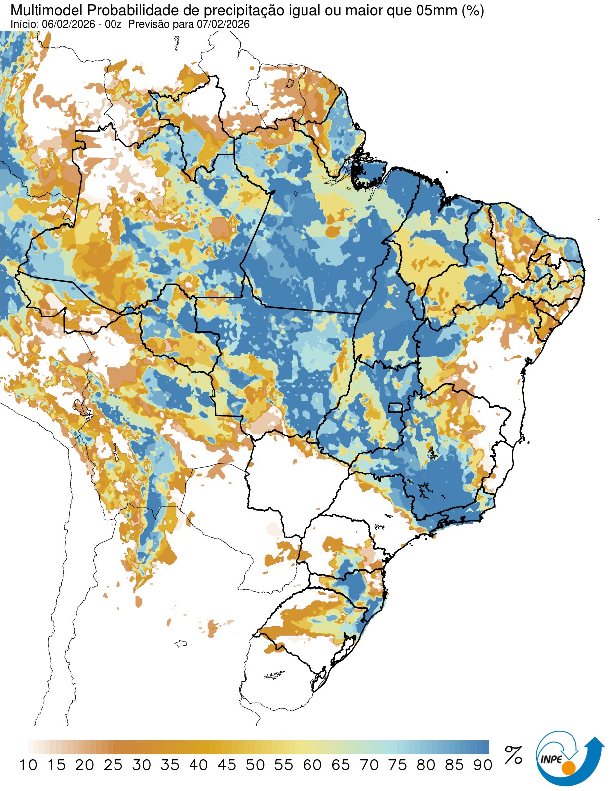 Chuva intensa: Inmet emite aviso vermelho de grande perigo para áreas de MG, RJ e SP