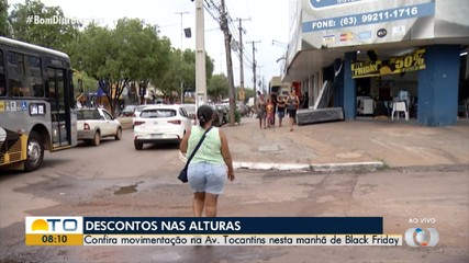 Veja movimentação no comércio de Palmas durante a Black Friday