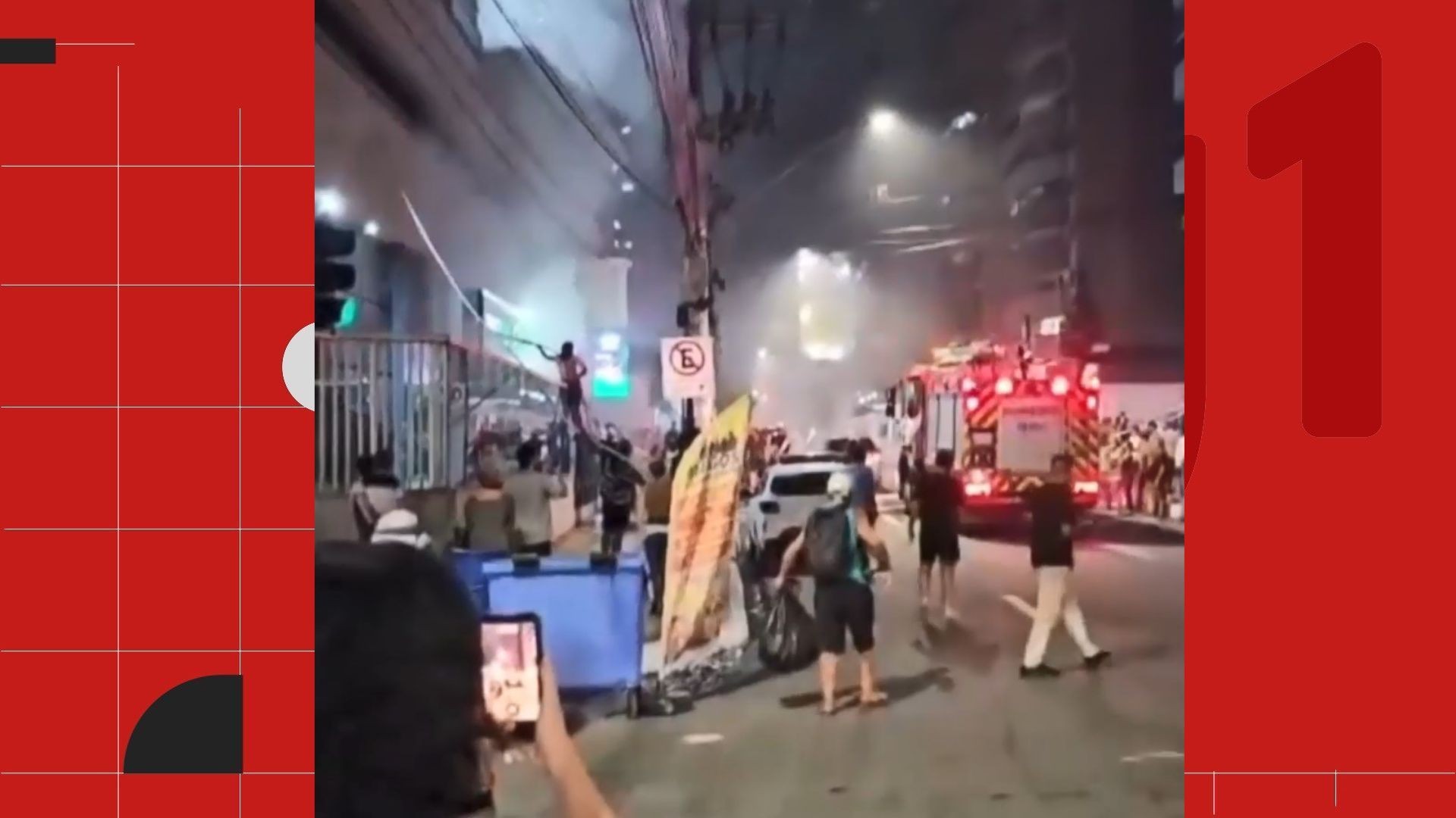 VÍDEO: Incêndio atinge loja de bicicletas elétricas em Vila Velha 