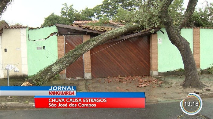 São José dos Campos registra 2 dias de chuva em meia hora