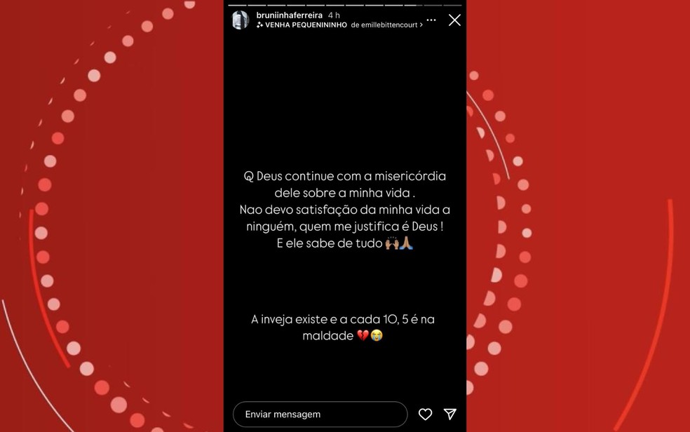 Influenciadora se posicionou após prisão do namorado — Foto: Reprodução/Redes Sociais