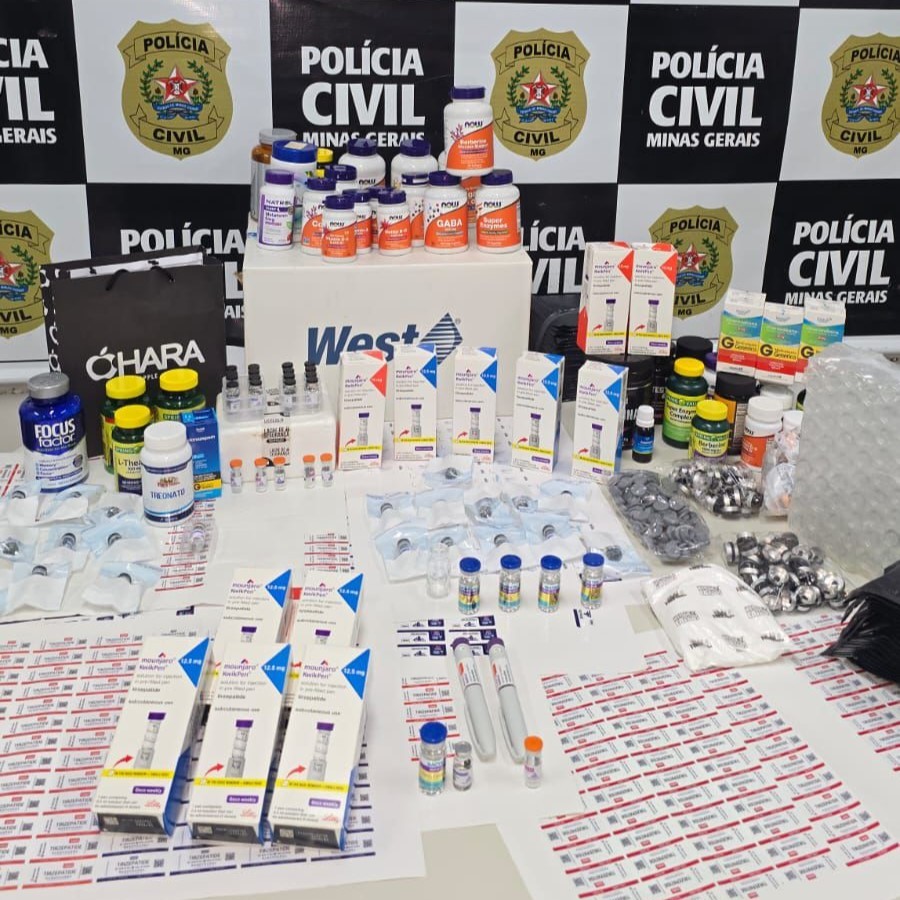 Polícia fecha laboratório clandestino de medicamentos para emagrecer em BH