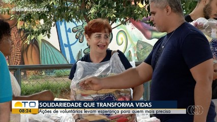 Voluntários levam solidariedade e esperança para quem mais precisa
