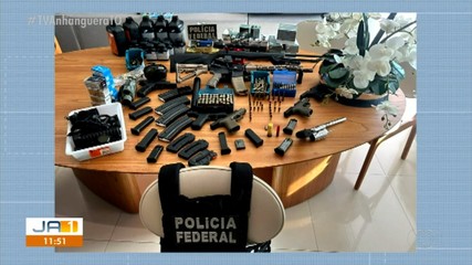 Arsenal de armas é apreendido durante cumprimento de mandado da operação Lesa Pátria