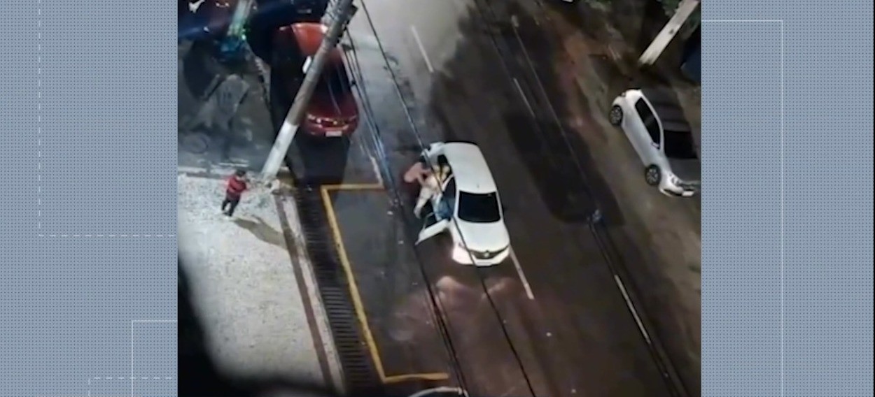 Mulher é agredida pelo companheiro em bairro nobre de Belém; vídeo mostra violência