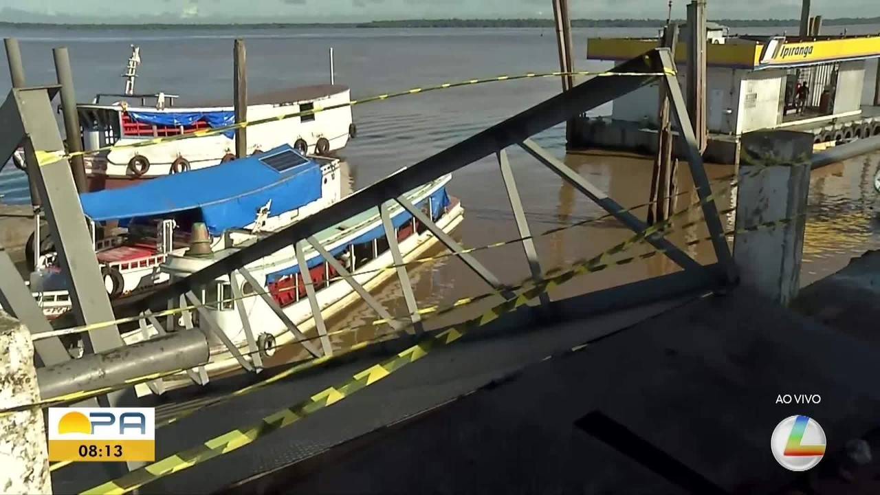 Trapiche de Icoaraci é interditado após passarela ceder e trabalhadores denunciam risco no embarque