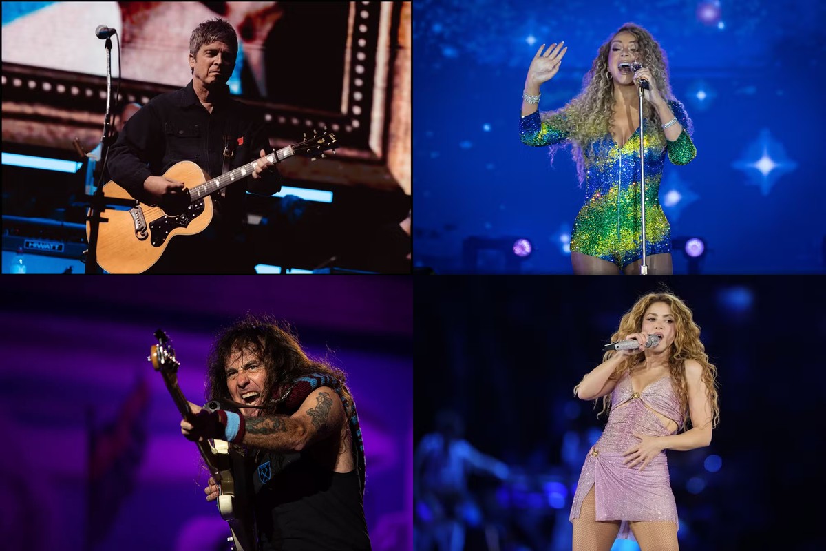 Shakira, Oasis, Iron Maiden e Mariah Carey estão entre indicados ao Hall da Fama do Rock de 2026; veja lista
