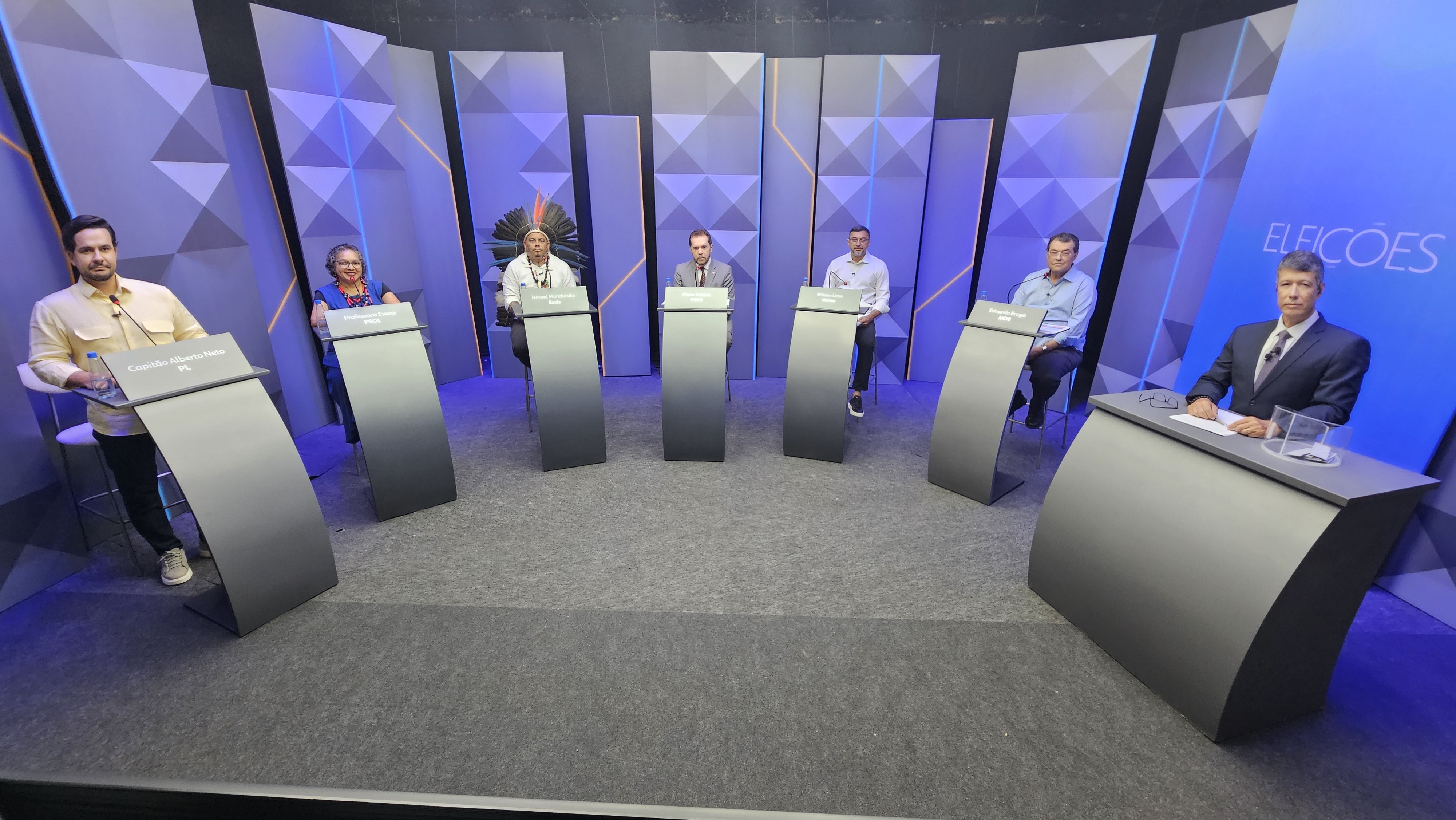 Candidatos ao Senado pelo Amazonas participam de debate na Rede Amazônica; veja íntegra