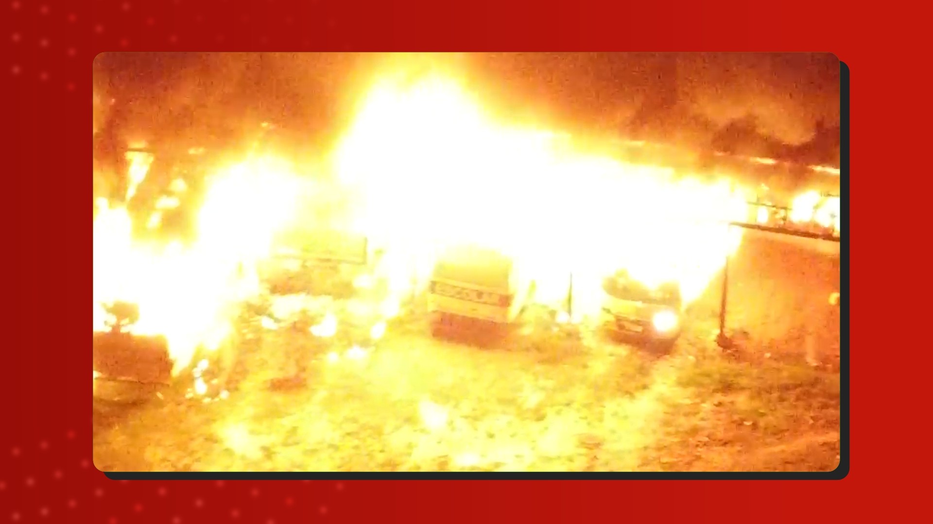 Ônibus de prefeitura são incendiados após morte de suspeitos em confronto com a polícia no AM; VÍDEO