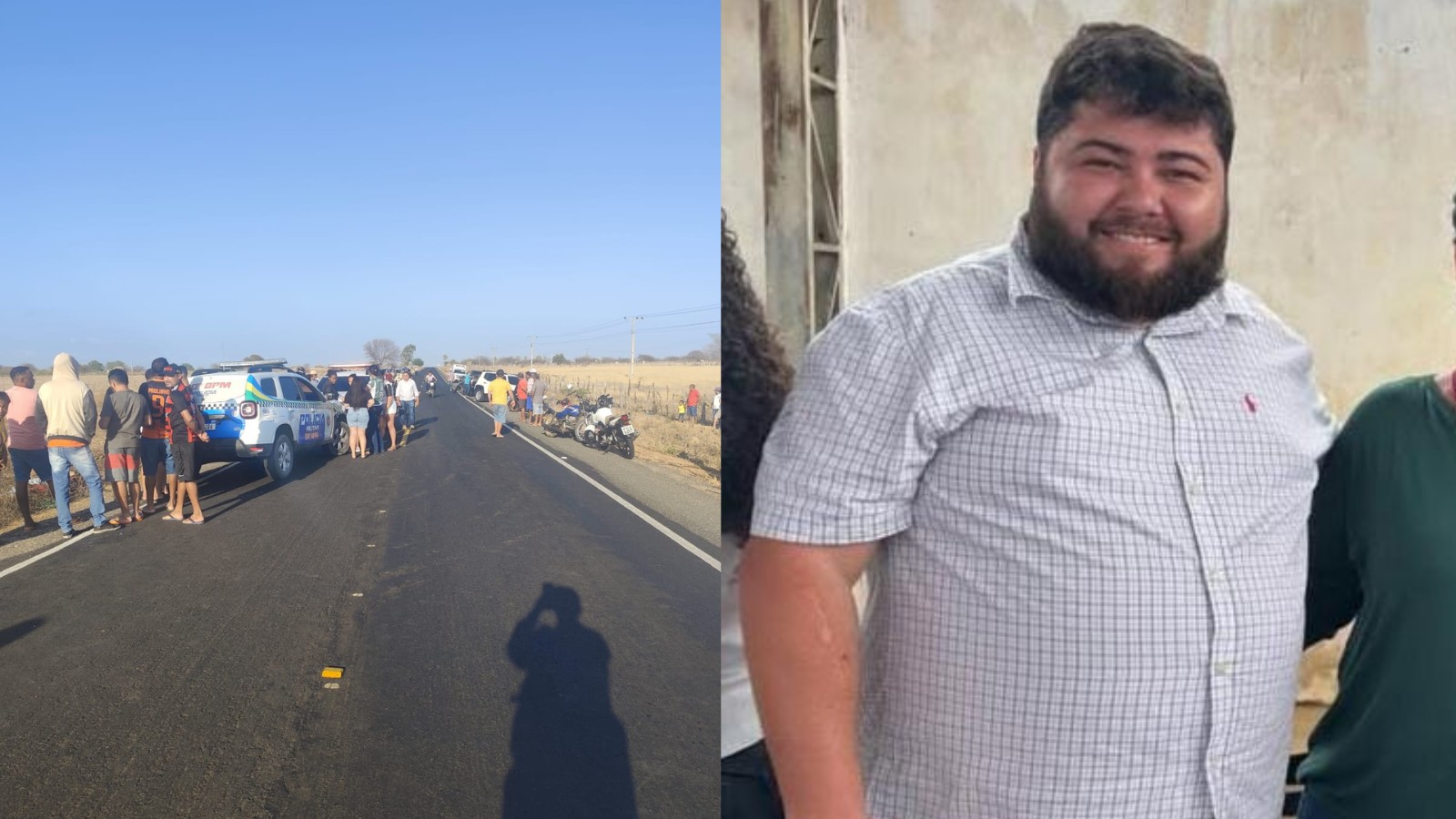 Vereador de cidade no Piauí morre em acidente na PI-243